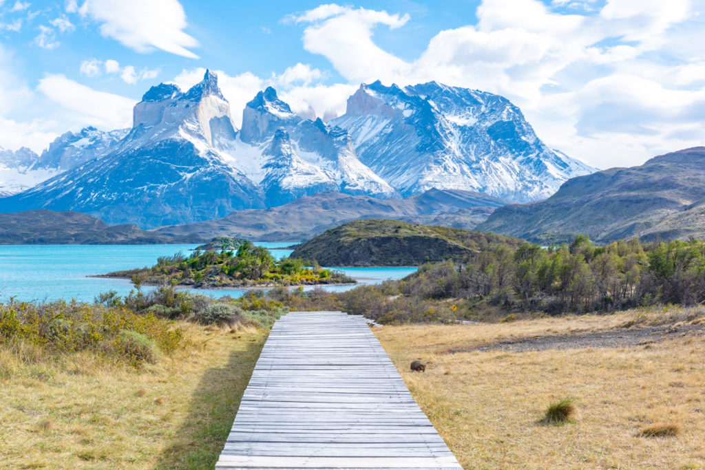Mountain of Torres Del Paine National Park, Patagonia, Chile