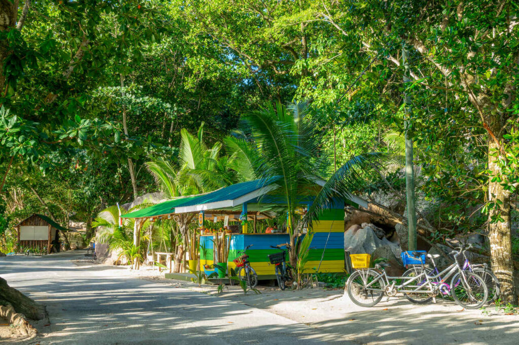 La Digue Fahrradtour