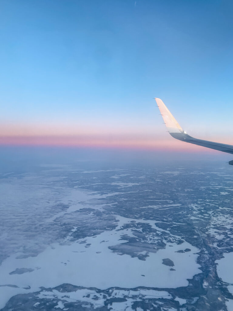 Flug Levi Ylläs Finnland