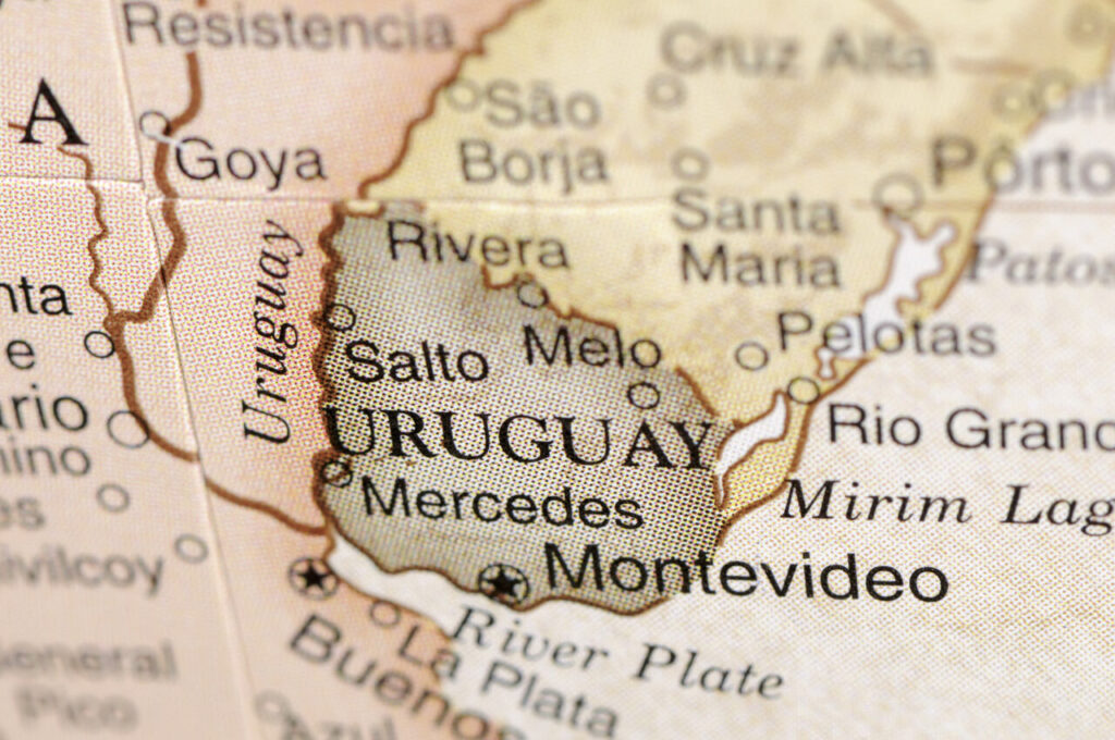 Uruguay Karte