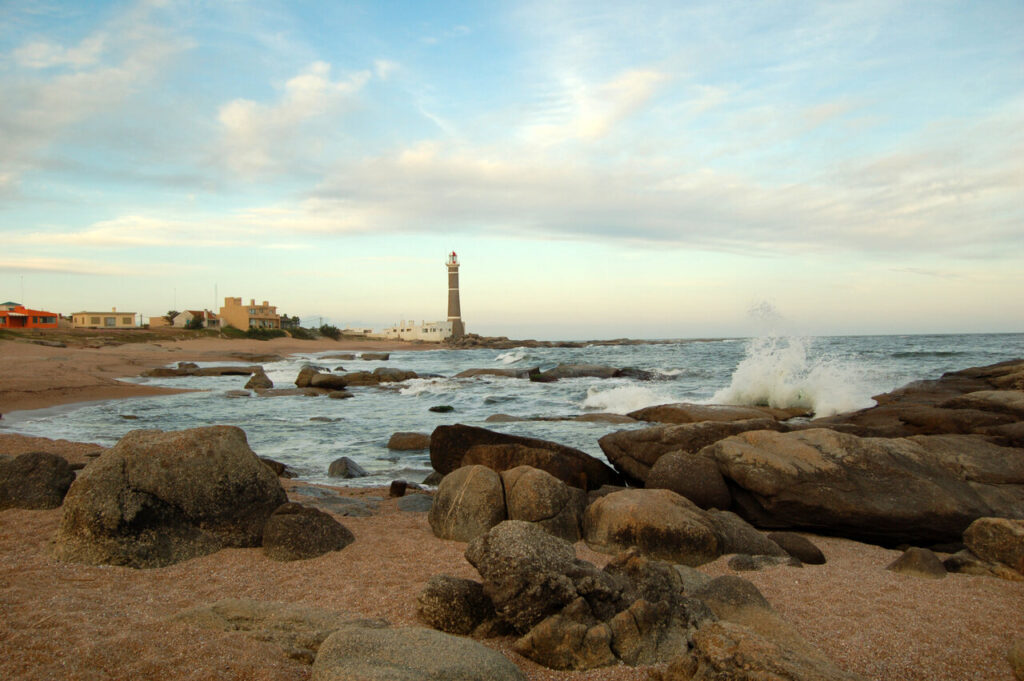 Uruguay Strand Leuchtturm in San Ignacio