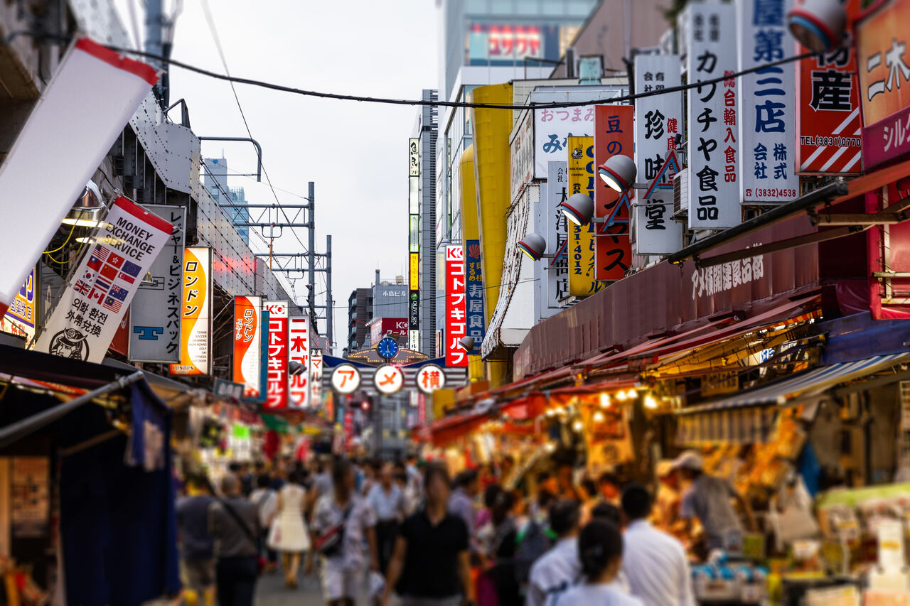 Tokio Einkaufsstraße