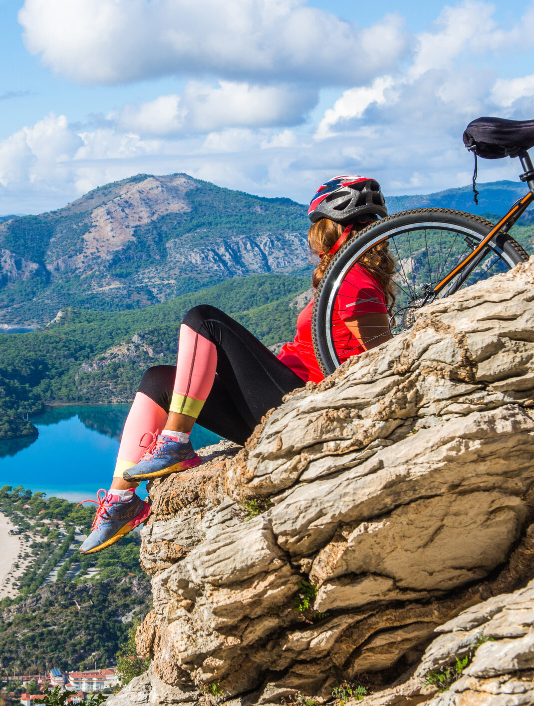 Cycling tour. Bicycle is freedom.
