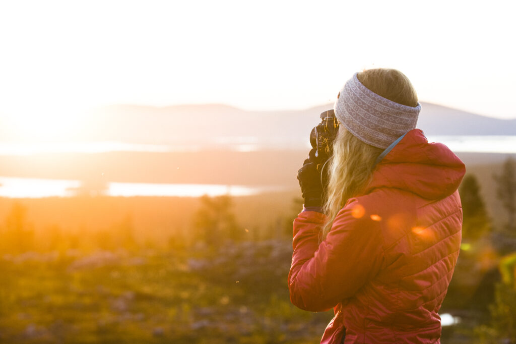 Levi Ylläs Finnland Mitternachtssonne