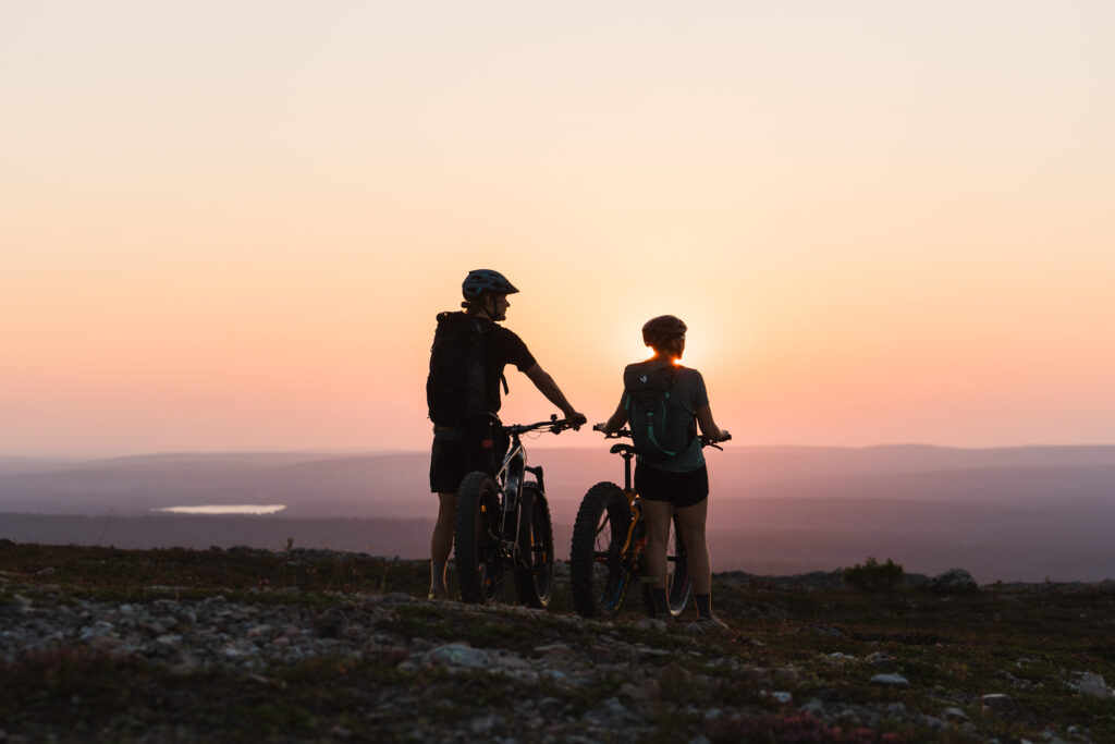 Levi Ylläs Finnland Radfahren