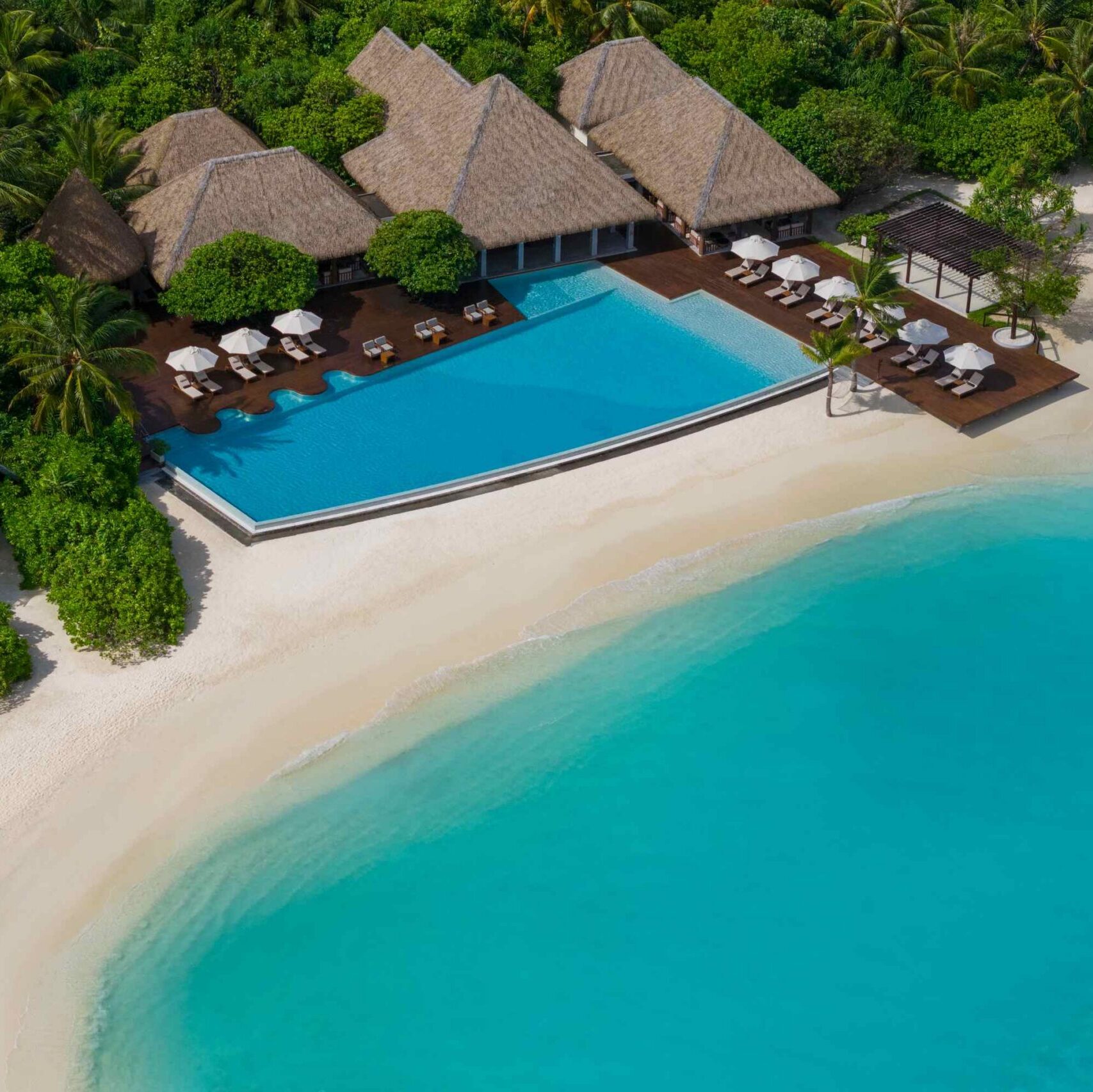 Heritance Arah Main Pool Aerial,