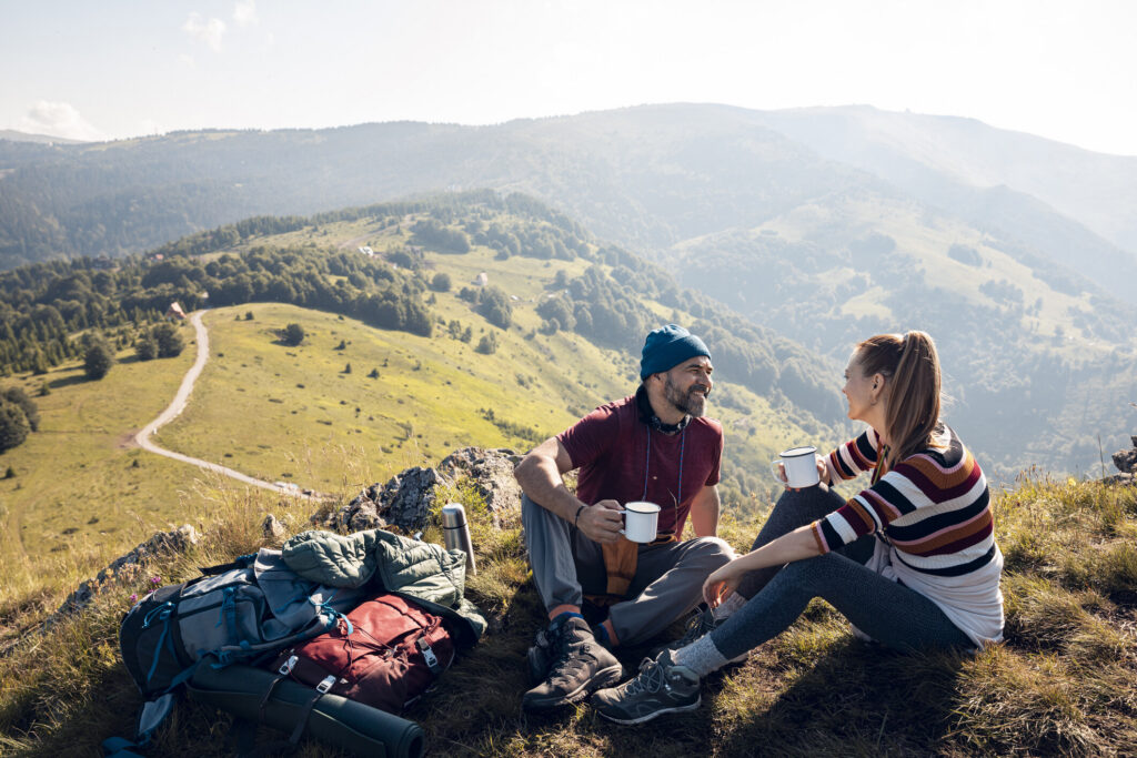 Wanderreisen mit Komfort, Wanderer machen Pause