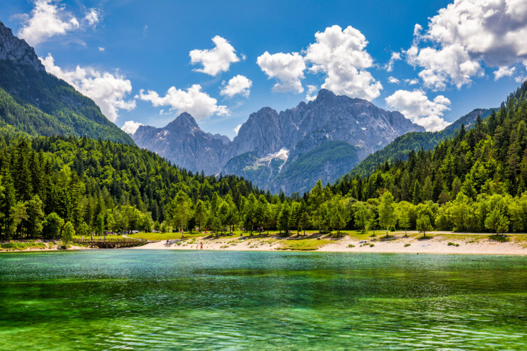 Tal im Triglav-Nationalpark, Julische Alpen, Slowenien. Julische Alpen, Slowenien, Europa.