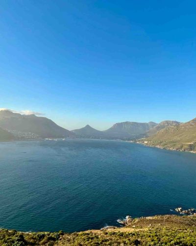 Chapman's Peak Drive mit Blick auf Hout Bay